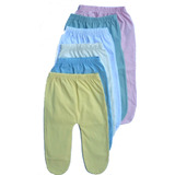  Kit C/ 4 Culote Mijão Calça Liso Com Pé - Cores Variadas 