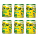  Kit C/6 Leite Ninho Fases 3+ 800g Composto Lácteo Nestlé