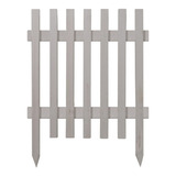  Kit Com 10 Cercas De Jardim 50x60 - Madetop M Branca