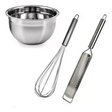 Kit Confeiteiro: Bowl Inox +