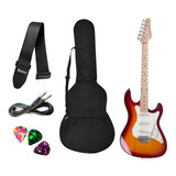 Kit Guitarra Strato Strinberg Sts100 Cores +brinde Oferta