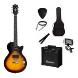 Kit Guitarra Strinberg Les Paul Lps200 Caixa Amplificada