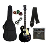 Kit Guitarra Strinberg Lespaul Lps230 Cubo Capa+cabo+palheta