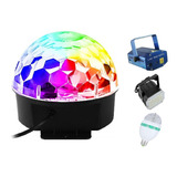 Kit Iluminação Festa Jogo De Luz Balada Globo Projetor Strob
