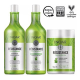  Kit Inoar Resistance Bambu Shampoo + Cond 1l + Máscara 1 Kg