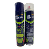  Kit Limpa Corrente Lubrifica Moto Bicicleta Bike Spray