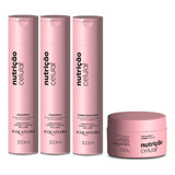  Kit Nutrição Celular Acquaflora 2 Shampoo, 1 Condicionador, 1 Máscara