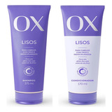  Kit Ox Lisos Shampoo 375ml + Condicionador 170ml