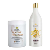  Kit Pó Descolorante Platine Precision Master+ox10 Vol Dyusar Tom 9