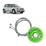  Kit Reparo Maquina Vidro Elétrico Fiat Stilo 4 Pt Traseiro