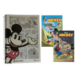 Kit Revistas Mickey + Caderno