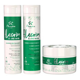  Kit Shampoo Condicionador Mascara Alecrim E Chá Verde