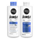  Kit Shampoo + Condicionador Sos Bomba Salon Line 500ml