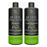  Kit Shampoo E Condicionador Zap Me Leva Uso Diário 2 Litros