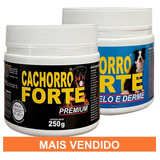Kit Suplemento 1un Cachorro Forte Premium + 1 Pelo E Derme