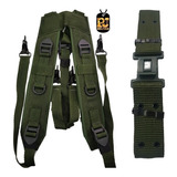 Kit Suspensorio E Cinto Na Verde Padrao Exercito Brasileiro