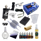 Kit Tatuagem Tattoo C Máquina Rotativa Eclipse Rca Igual X13