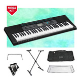 Kit Teclado Casio Ctk2550 Musical 5/8 Completo Capa Preta