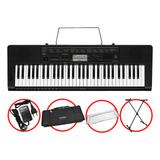 Kit Teclado Casio Ctk3500 Arranjador Musical 5/8 Completo