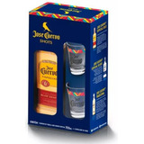  Kit Tequila Jose Cuervo Especial Ouro 750ml + 2 Copos Shot