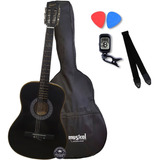 Kit Violão Estudante Barato Nylon Com Afinador Capa Correia