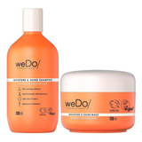  Kit Wedo Professional Moist&shine - Sh E Másc 150 Ml
