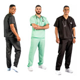 Kit3 Pijamas Cirúrgicos Masculino Scrub Oxford