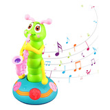  Lagarta Cantante Saxofonista Brinquedo Musical