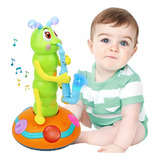  Lagarta Cantante Saxofonista Brinquedo Musical