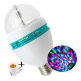 Lampada Led Giratoria Colorida Rgb Balada Decoração Festa