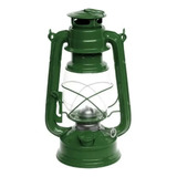  Lampião Lamparina Querosene Retro Modelo Antigo Verde