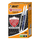  Lápis Mecânico Bic Prevaguard Media Clic 2, Ponta Média (0,
