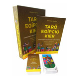  Livro Tarô Egípcio Kier + Baralho Com 78 Cartas