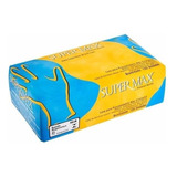 Luvas Descartáveis Supermax Premium Quality Procedimento Cor Branco Tamanho G De Látex Com Pó X 100 Unidades