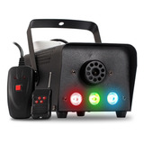 Máquina De Fumaça Dmx Bx-750 3 Leds Rgb 2 Controles Fluido