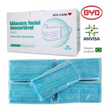 Máscara Descartável Tripla Facial C Filtro Caixa 50 Unidades