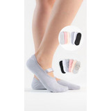  Meia Sapatilha Antiderrapante Pilates Yoga Feminina Kit 12
