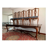 Mesa De Jantar Clássica Antiga + Cadeiras De Brinde Vintage