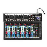  Mesa De Som Bluetooth Usb Mixer Mp3 Digital 6 Canais Le-709