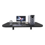  Mesa Dobravel De Parede Tampo Preto Para Apartamento 90x40