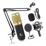 Microfone Lorben Bm800 Condensador Cardióide Preto