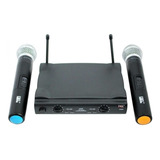 Microfones Sem Fios Jwl U-585 Dinâmico Unidirecional Preto