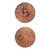  Moeda Física Bitcoin Edição Colecionador /poker Alto Relevo