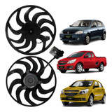 Motor E Ventoinha Radiador Agile 1.4 8v Flex 2010 2011 C/ar