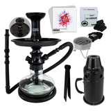 Narguile Dom Hookah Conde Completo+ Fogareiro+ Carvão+ Alum