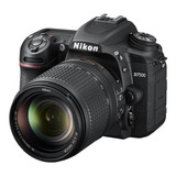  Nikon Kit D7500 + Lente 18-140mm Ed Vr Dslr Cor Preto