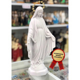 Nossa Senhora Das Graças 32cm - Pó De Mármore C/ Auréola