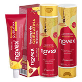  Novex Recarga De Queratina Kit Shampoo Trat Condiconador Recarga De Queratina Novex En Tubo E Bisnaga De 680ml De 680g