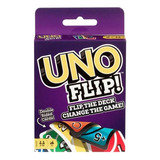  Novo Jogo De Cartas Baralho Uno Flip! Mattel Games Lacrado