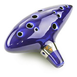 Ocarina Of Time 12 Buracos - Zelda + Bolsa E Manual